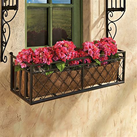 cheap metal window boxes|wrought iron window boxes lowe's.